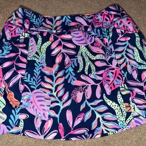 Lilly Pulitzer Luxletic Sabbia Skort Oyster Bay Navy You’ve Been Spotted Medium